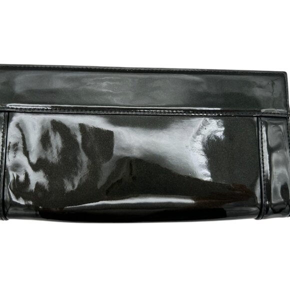 Vintage GUCCI Britt Clutch - Patent Leather - Pre-Loved - Dust Bag - (L) 9in - Picture 8 of 13